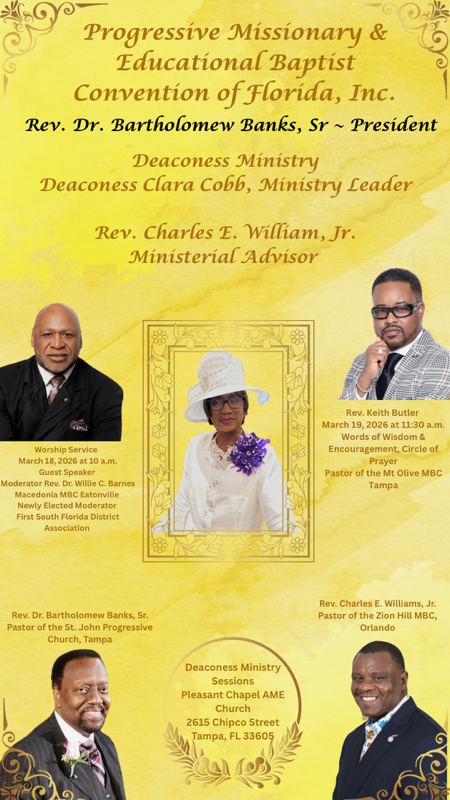 Progressive Missionary & Educational Convention of Florida, Inc.